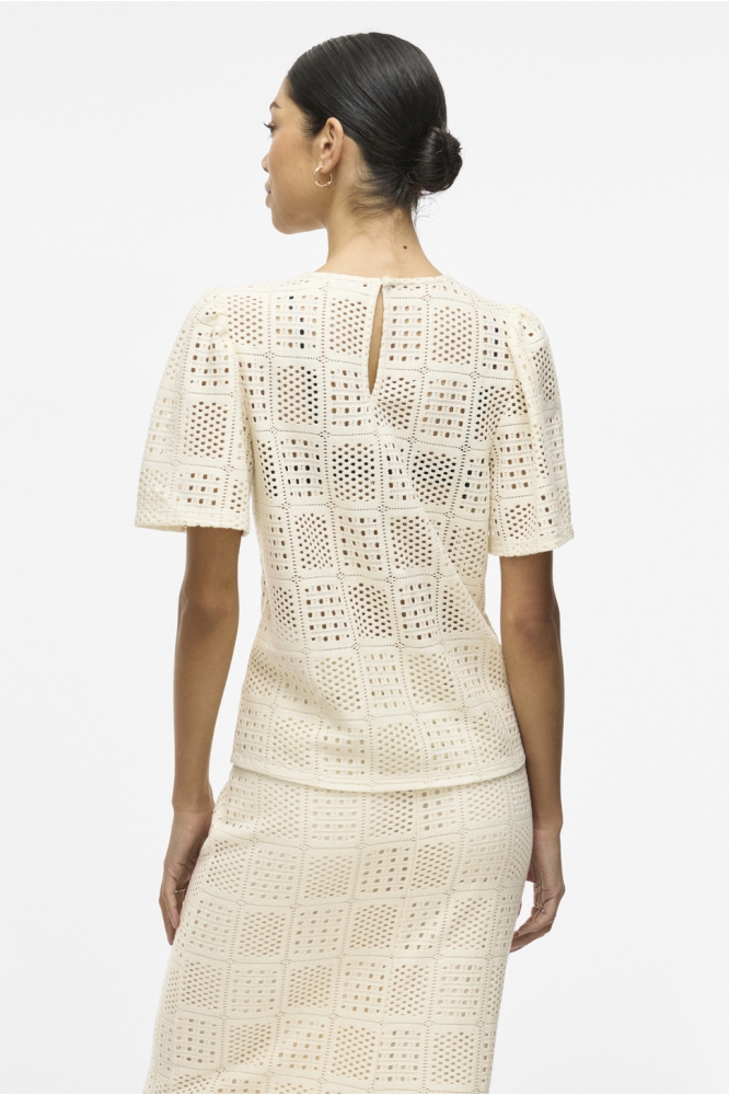 VINOVIRA O-NECK S/S TOP 14106577 Birch